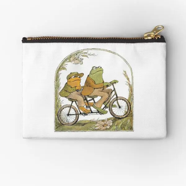 

Frog And Toad Zipper Pouches Small Key Panties Storage Coin Pocket Women Wallet Underwear Money Men Cosmetic Pure Bag Packaging