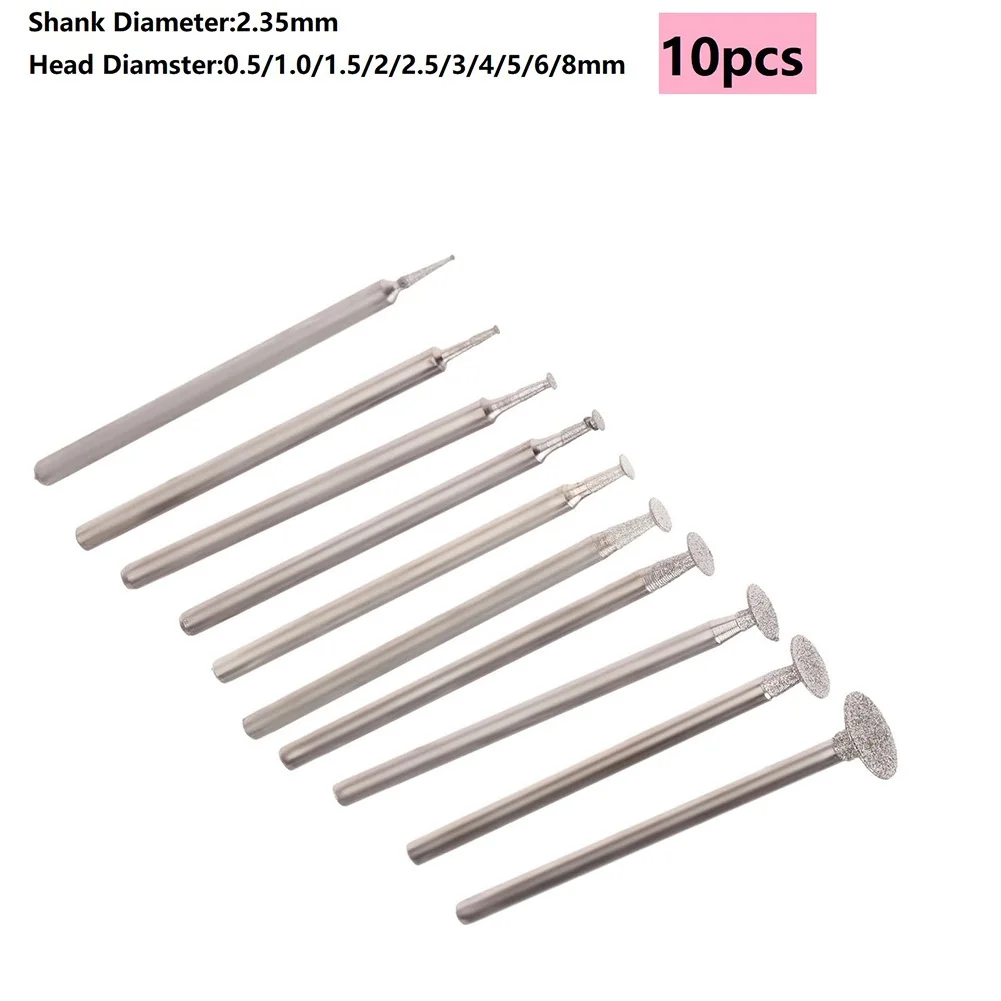 Ultra-Thin T Head Grinding Bit 10x 2.35mm Carving DRELD - Dremel Accessories Diamond Shank For Stone Carving Sculpturing
Ultra-Thin T Head Grinding Bit 10x 2.35mm Carving DRELD - Dremel Accessories Diamond Shank For Stone Carving Sculpturing