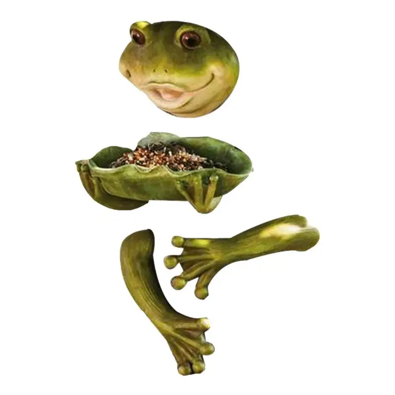 Pet Bird Feeder Outdoor Frog Shape Bird Feeding Bowls Innovative Pet Outdoor Food Dispenser Large Capacity Wild Bird Feeder
Pet Bird Feeder Outdoor Frog Shape Bird Feeding Bowls Innovative Pet Outdoor Food Dispenser Large Capacity Wild Bird Feeder
