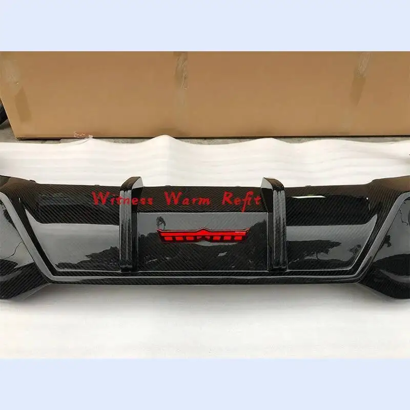 for Bmw 8 Series 840i 4-door High Quality Dry Carbon Rear Diffuser Lip with Tail Pipes Car Styling Car Body Kit 2019 for Bmw 8 Series 840i 4-door High Quality Dry Carbon Rear Diffuser Lip with Tail Pipes Car Styling Car Body Kit 2019