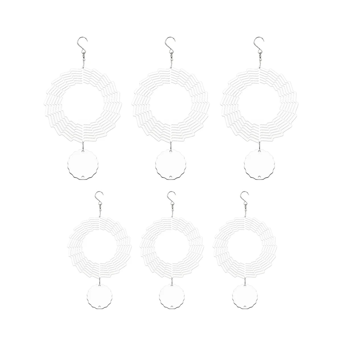 6Pack 10Inch/8Inch Sublimation Wind Spinner Blanks 3D Wind Spinners Hanging Wind Spinners Windmill for Indoor Garden
6Pack 10Inch/8Inch Sublimation Wind Spinner Blanks 3D Wind Spinners Hanging Wind Spinners Windmill for Indoor Garden