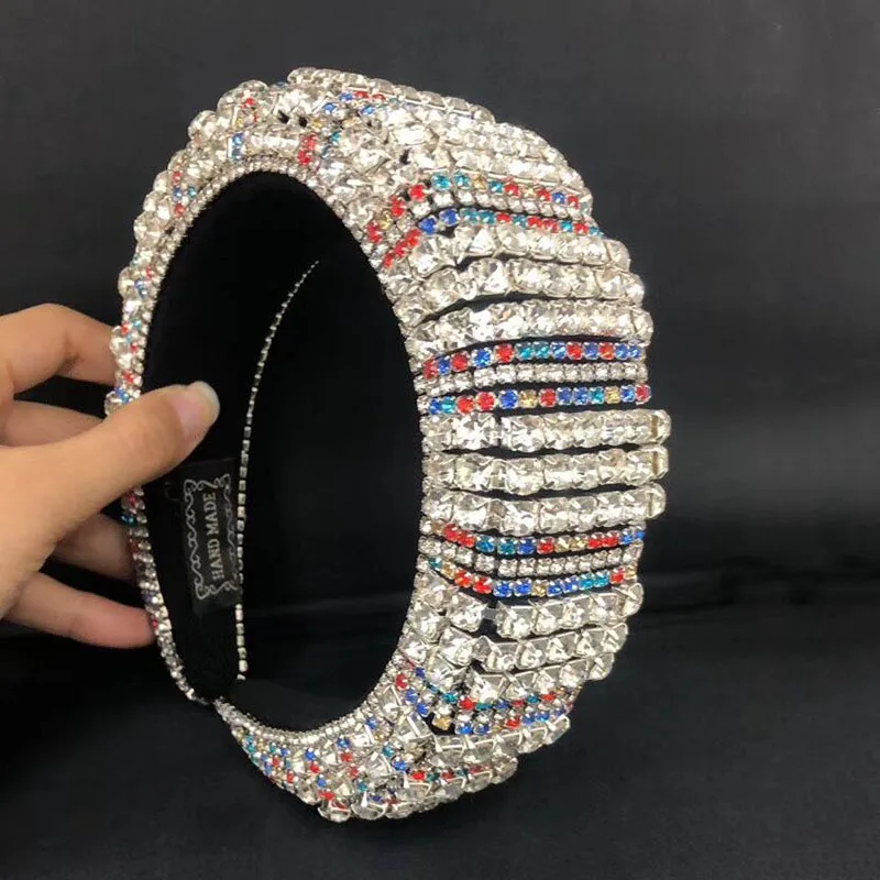 4.5Width Baroque Full White Crystal Headband for Women Luxury Big Chain Crown ,Sponge soft headband,Rhinestones Hairband Wedding
4.5Width Baroque Full White Crystal Headband for Women Luxury Big Chain Crown ,Sponge soft headband,Rhinestones Hairband Wedding