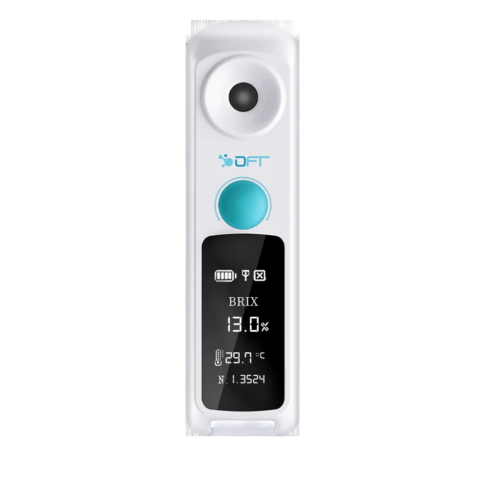 0-55% IP67 Blue-tooth Digital Rechargeable Test Meter Portable Honey Coffee Sugar Brix Auto Refractometer
0-55% IP67 Blue-tooth Digital Rechargeable Test Meter Portable Honey Coffee Sugar Brix Auto Refractometer