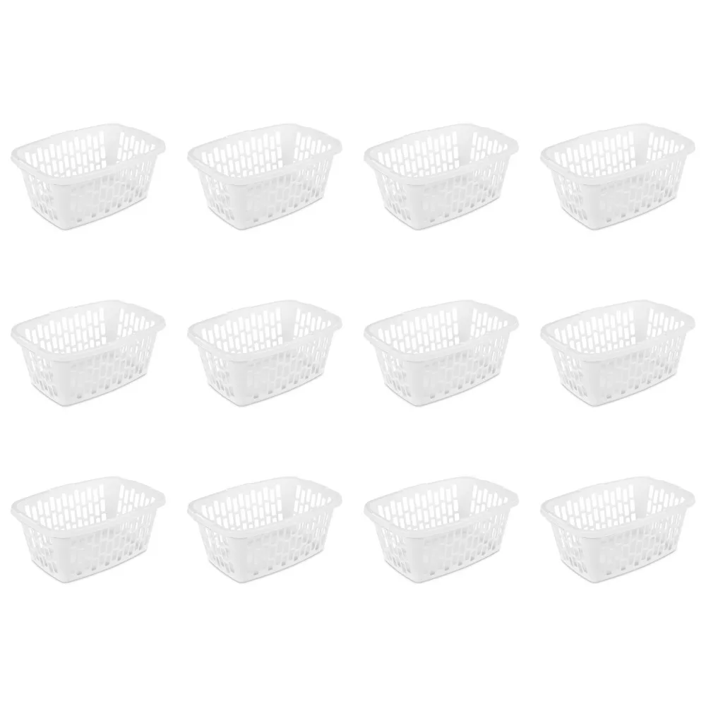 Mainstays 1.5 Bushel Rectangular Plastic Laundry Basket, Set of 12,laundry baske,tstorage organizer
Mainstays 1.5 Bushel Rectangular Plastic Laundry Basket, Set of 12,laundry baske,tstorage organizer