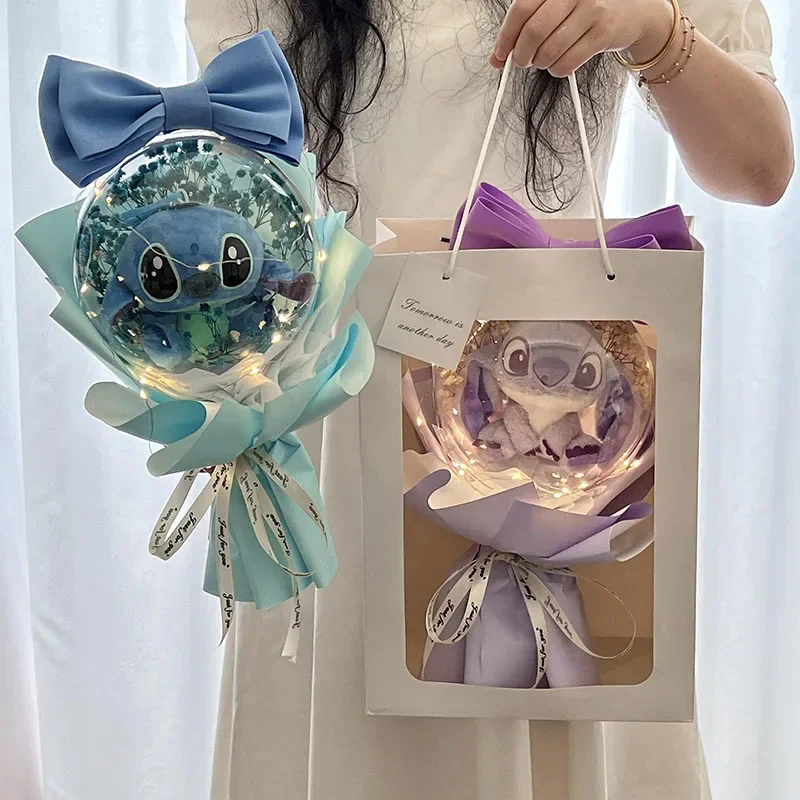 Милый плюшевый цветочный букет из аниме «Kawaii Disney», милая кукла, Подарочная коробка на день рождения, креативный подарок подруге на День святого Валентина
Милый плюшевый цветочный букет из аниме «Kawaii Disney», милая кукла, Подарочная коробка на день рождения, креативный подарок подруге на День святого Валентина