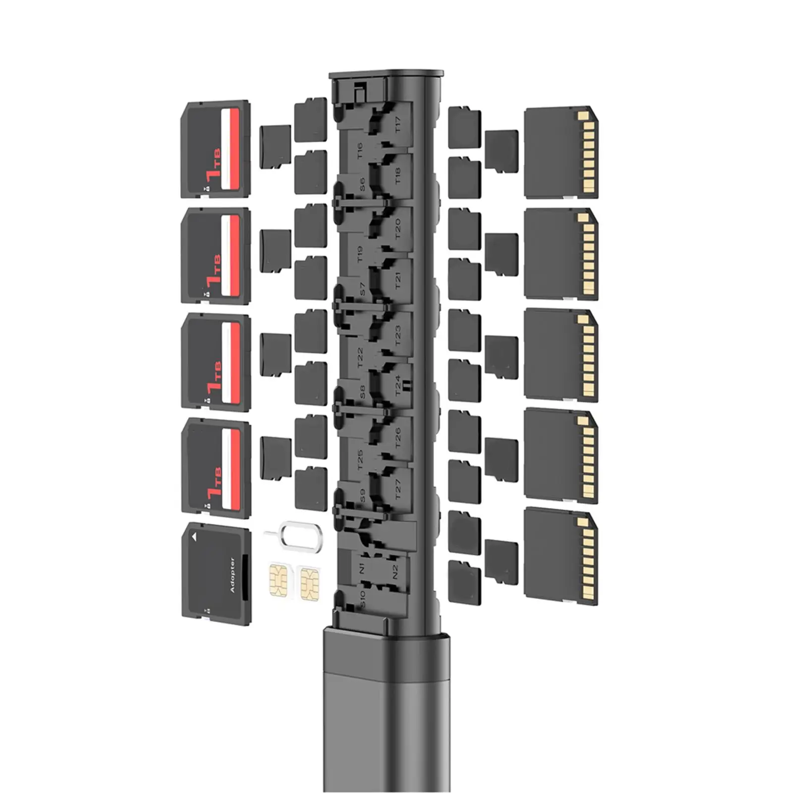 Коробка для хранения Micro SD SDXC SDHC TF карт с Sim-картой, контейнер для хранения 27 TF Crad 10 SD карт и 2 Nano SIM карт
Коробка для хранения Micro SD SDXC SDHC TF карт с Sim-картой, контейнер для хранения 27 TF Crad 10 SD карт и 2 Nano SIM карт