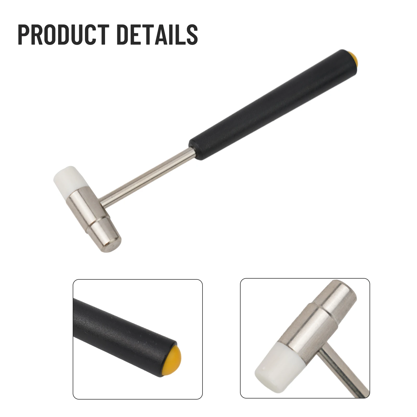 1Pcs Double-headed Metal Rubber Hammer 150/185/177/198mm For Repair Watch Small Hammer Repair Hand Woodworking Tool
1Pcs Double-headed Metal Rubber Hammer 150/185/177/198mm For Repair Watch Small Hammer Repair Hand Woodworking Tool