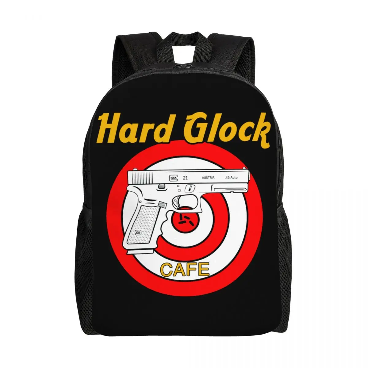 Hard Glock Cafe Laptop Backpack Men Women Casual Bookbag for College School Students USA Handgun Pistol Logo Bag
Hard Glock Cafe Laptop Backpack Men Women Casual Bookbag for College School Students USA Handgun Pistol Logo Bag