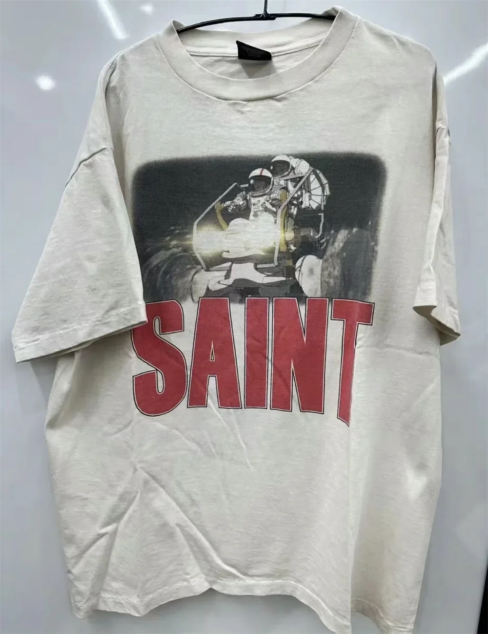 Уличная модная футболка с коротким рукавом SAINT MICHAEL 2024SS из чистого хлопка с космическим принтом
Уличная модная футболка с коротким рукавом SAINT MICHAEL 2024SS из чистого хлопка с космическим принтом