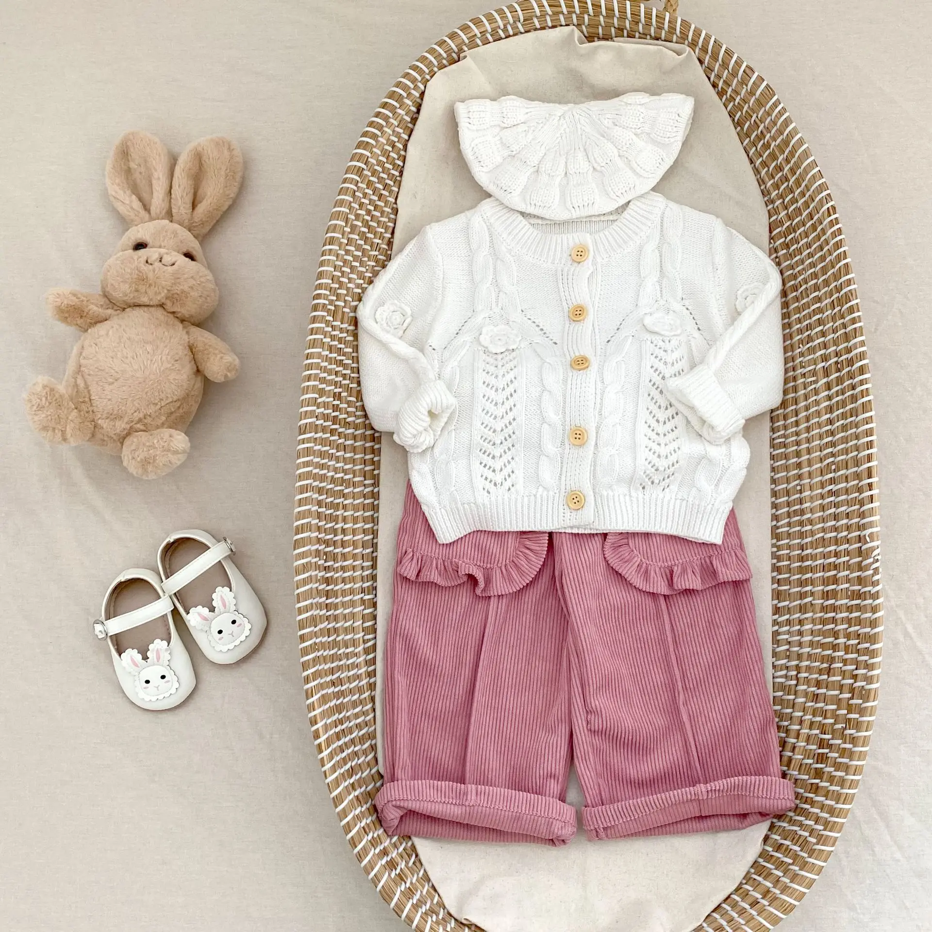 2025 Autumn New Baby Girl Corduroy Pants Children Loose Trousers Infant Girls Sweat Pants Kids Toddler Casual Pants 10 S5b01a850bb614c94b4b0e91c4d7bcb29Z