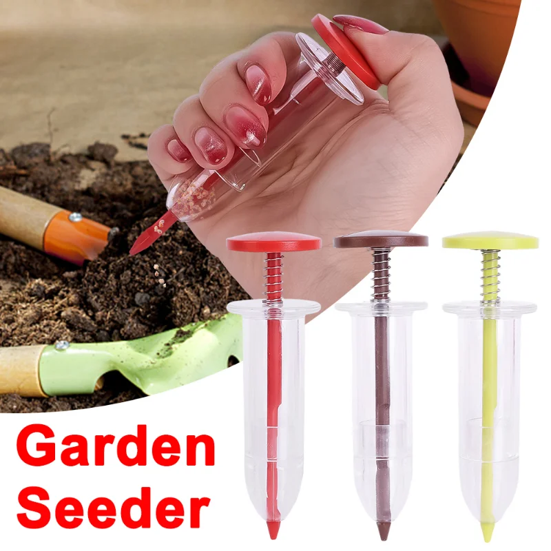 Plant Seed Sower Syringe Seeder Mini Adjustable Planter Seed Sowing Dispenser Multifunction Seeding Dispenser Gardening Tools
Plant Seed Sower Syringe Seeder Mini Adjustable Planter Seed Sowing Dispenser Multifunction Seeding Dispenser Gardening Tools