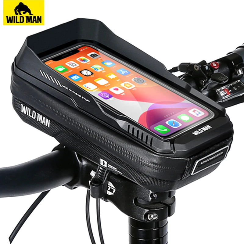 Wild Man Bike Bag Front Touch Screen Cycling Phone Bag Rainproof