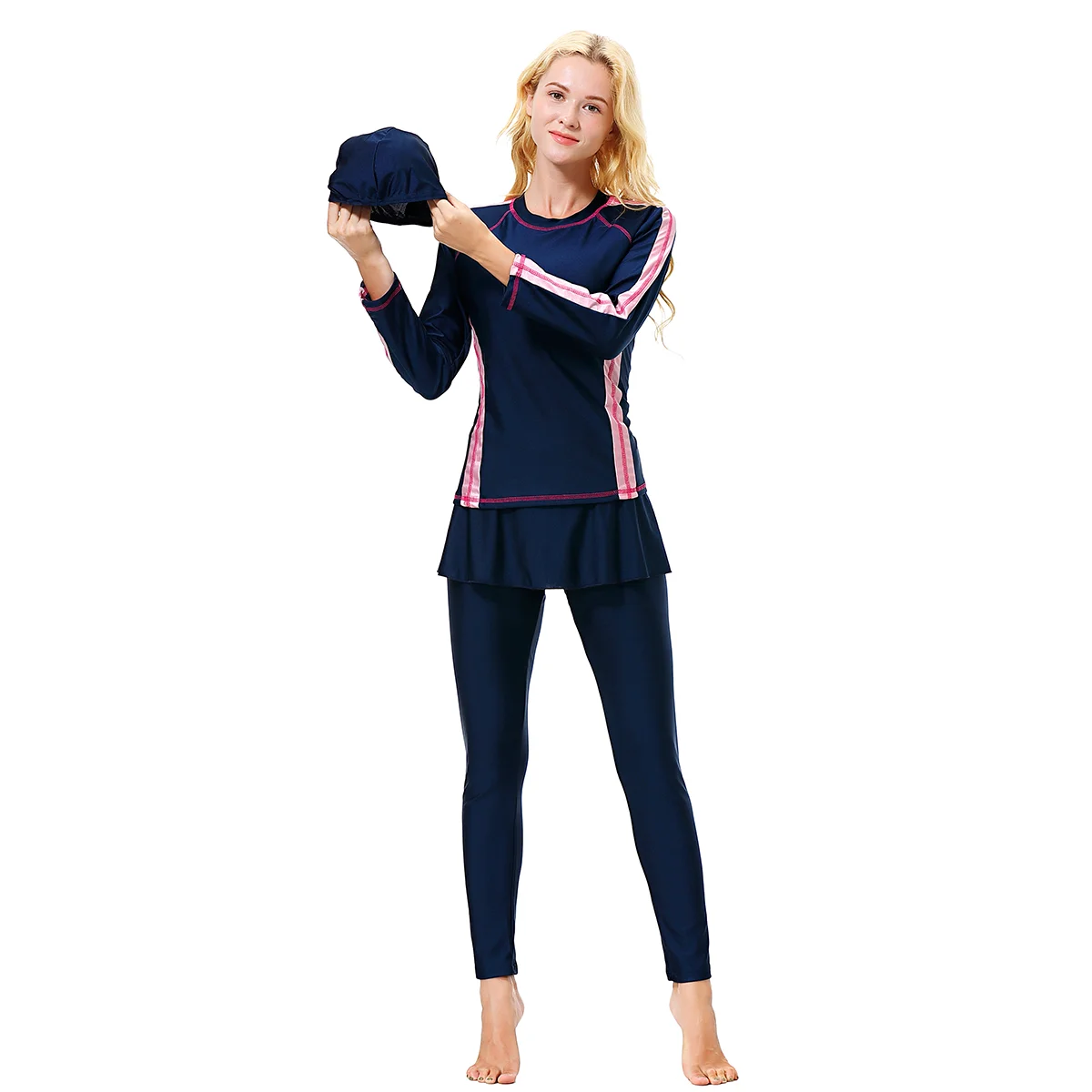 Women Swimsuit Conservative Swimwear Swimsuits Middle East Coat Pants Kit Traditional Swimming Beachwear Women's
Women Swimsuit Conservative Swimwear Swimsuits Middle East Coat Pants Kit Traditional Swimming Beachwear Women's