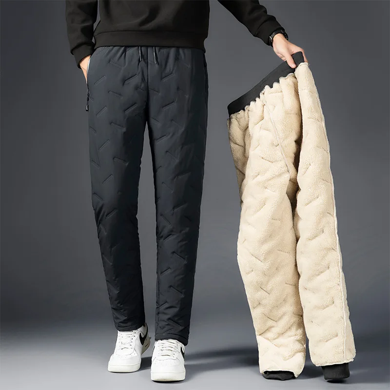 Winter Men's Warm Cotton Pants Oversized 7XL Plush Thickened Casual Versatile Sweatpants Windproof Straight Tube Sport Trousers
Winter Men's Warm Cotton Pants Oversized 7XL Plush Thickened Casual Versatile Sweatpants Windproof Straight Tube Sport Trousers