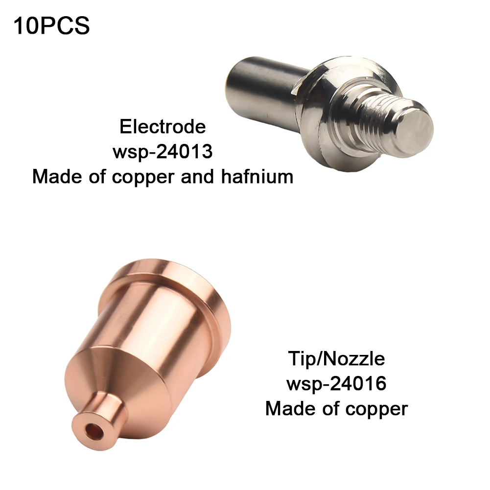 Electrodes LC105 Plasma Cutter Electrode & Tips Kit KP2845 1 and KP2845 8 10pcs Tomahawk 1538 Cutter Accessories
Electrodes LC105 Plasma Cutter Electrode & Tips Kit KP2845 1 and KP2845 8 10pcs Tomahawk 1538 Cutter Accessories