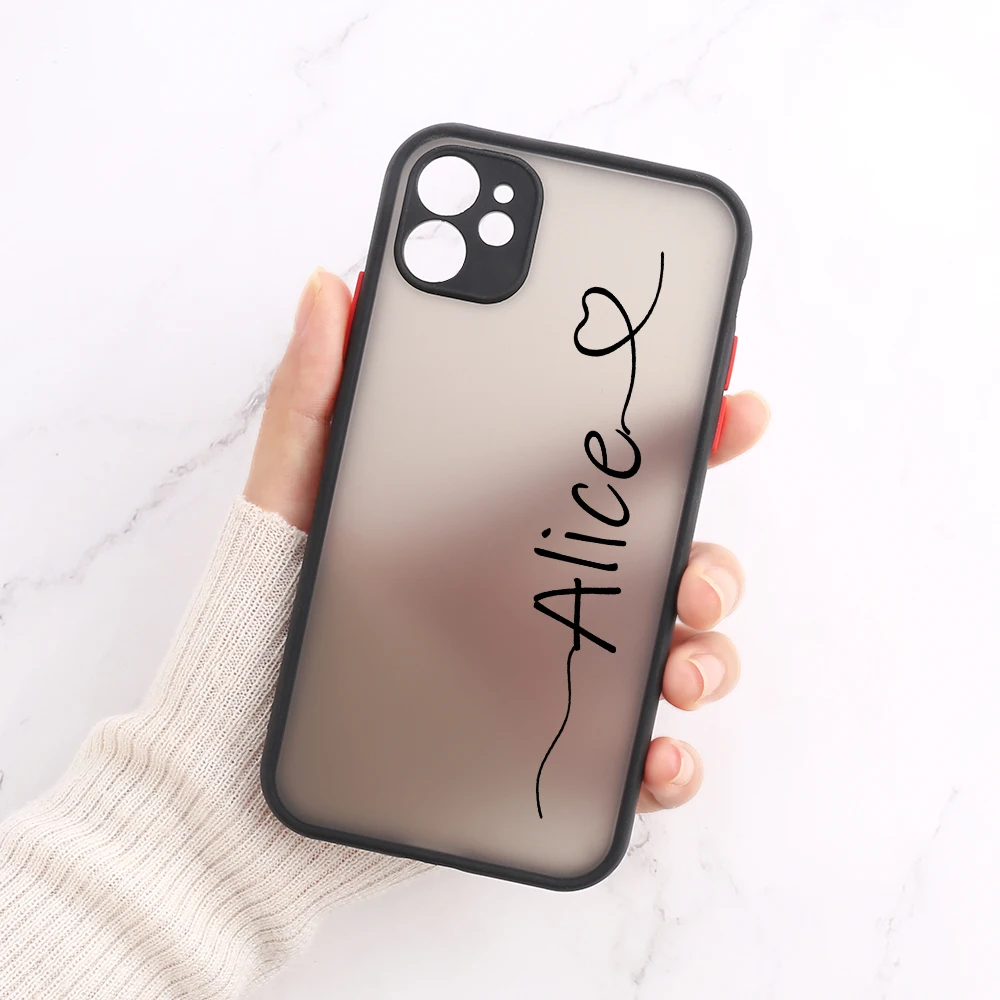 Custom Name DIY Phone Case For Iphone 13 12 11 Pro Max X XR XS Max 7 8 6 6S Plus 12 Mini SE 2020 2022 Personalized Soft Cover
Custom Name DIY Phone Case For Iphone 13 12 11 Pro Max X XR XS Max 7 8 6 6S Plus 12 Mini SE 2020 2022 Personalized Soft Cover