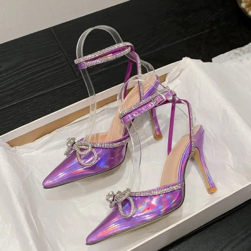 Xibeilove 2023 Summer Women's Sexy Luxury Pointed Rhinestone Bowknot Party Wedding Bride High Heel Sandals Large Shoes 35 to 42
Xibeilove 2023 Summer Women's Sexy Luxury Pointed Rhinestone Bowknot Party Wedding Bride High Heel Sandals Large Shoes 35 to 42