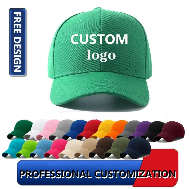 Adult solid logo hat Custom baseball cap for men women 1pc your own logo diy trucker cap hats Personalised logo
Adult solid logo hat Custom baseball cap for men women 1pc your own logo diy trucker cap hats Personalised logo
