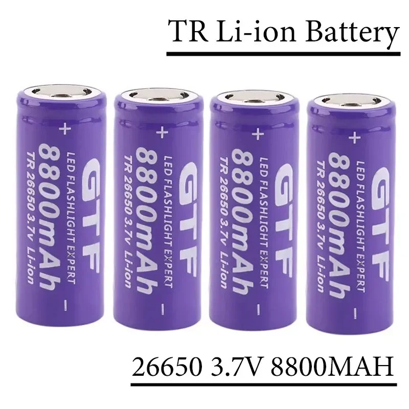 Free Shipping Rechargeable Battery 2023NEW High-Qualit 100% New 3.7v 26650 Li-ion Battery 8800mAh 100%Original Battery
Free Shipping Rechargeable Battery 2023NEW High-Qualit 100% New 3.7v 26650 Li-ion Battery 8800mAh 100%Original Battery