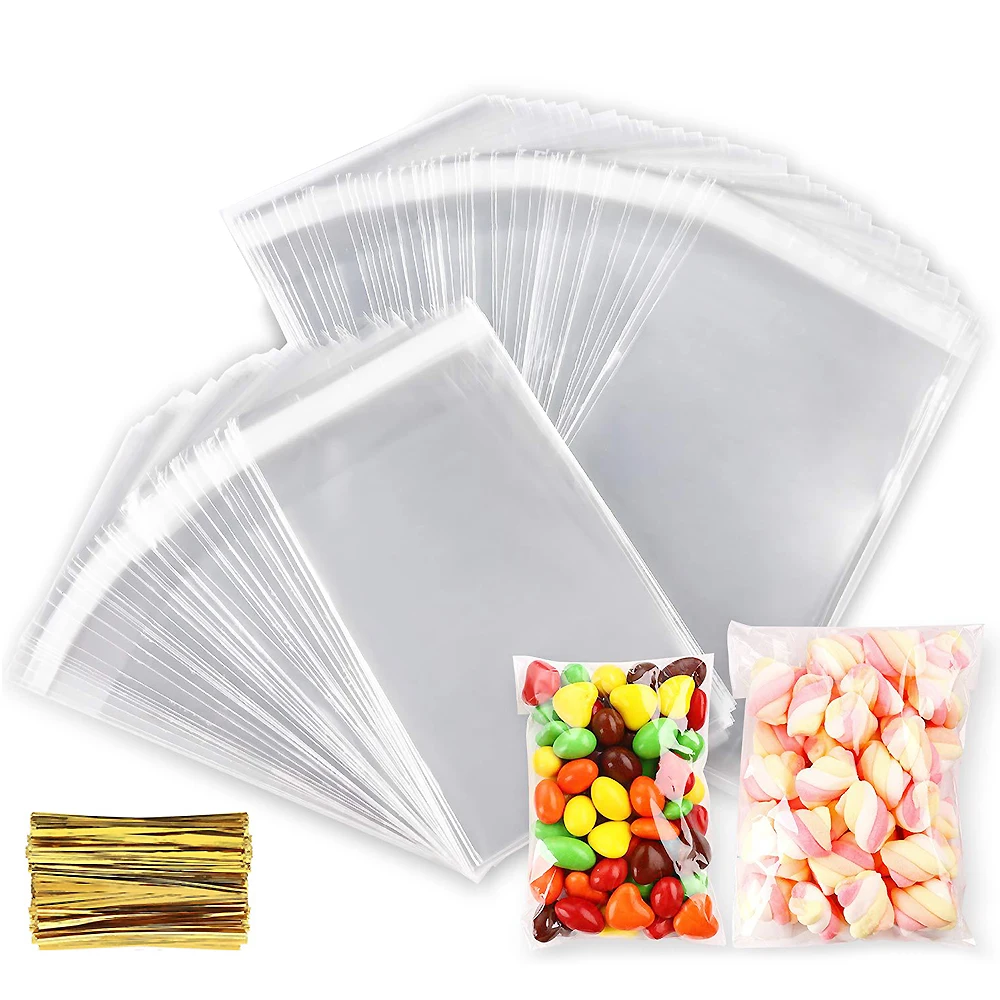 100Pcs Transparent Plastic Bags Candy Lollipop Cookies Packaging Clear Cellophane Bag Christmas Wedding Birthday Party Gift Bags
100Pcs Transparent Plastic Bags Candy Lollipop Cookies Packaging Clear Cellophane Bag Christmas Wedding Birthday Party Gift Bags