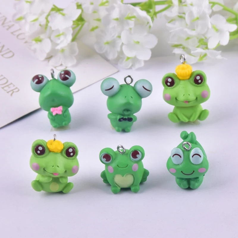 

10pcs 14x26mm Cute Frog Doll House Miniatures Fairy Garden Gnome Moss Terrarium Decor Crafts DIY Supplies Figurine Decoraction