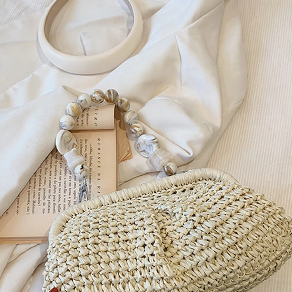 Boho Beaded Straw Crossbody Clutch - Summer Essential 13 S5b0a88821845479eb98b0b8a5b7a53ddL