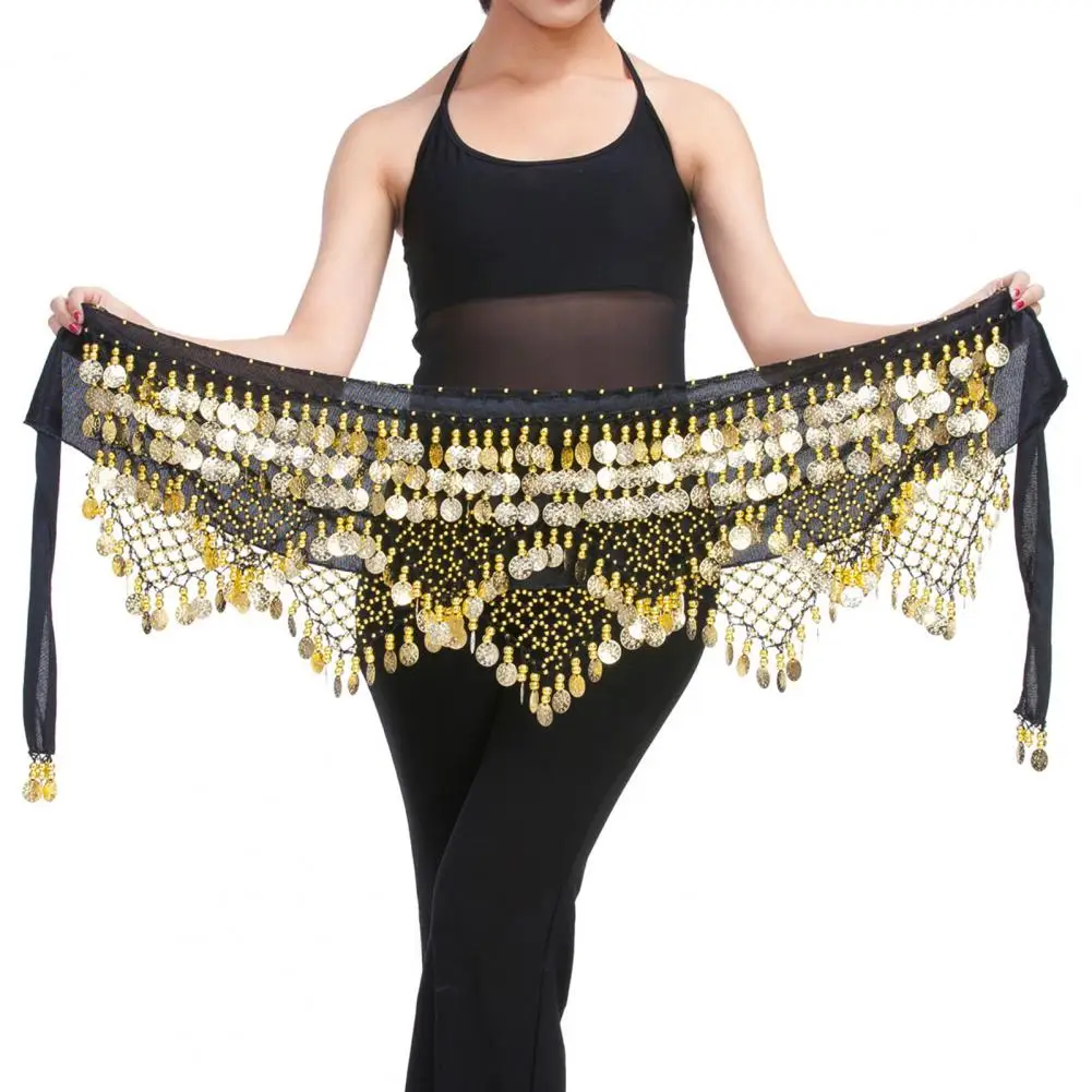 Women Belly Chain Elegant Belly Dance Waist Chain with Coin Lace-up Hip Scarf Lightweight Women Dancing Belt for Dancer's
Women Belly Chain Elegant Belly Dance Waist Chain with Coin Lace-up Hip Scarf Lightweight Women Dancing Belt for Dancer's