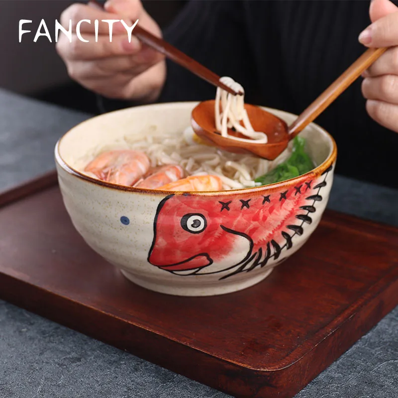 Handmade enamel hand-painted 7-inch Japanese bowl pottery household soup bowl commercial restaurant large noodle bowl
Handmade enamel hand-painted 7-inch Japanese bowl pottery household soup bowl commercial restaurant large noodle bowl