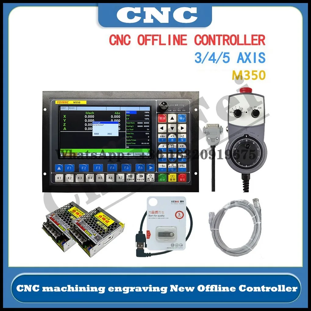 M350 V2 DDCS EXPERT 3/4/5Axis CNC Standalone Offline ATC Controller Support Close-loop Stepper motor Replace DDCSV3.1 Cyclmotion
M350 V2 DDCS EXPERT 3/4/5Axis CNC Standalone Offline ATC Controller Support Close-loop Stepper motor Replace DDCSV3.1 Cyclmotion