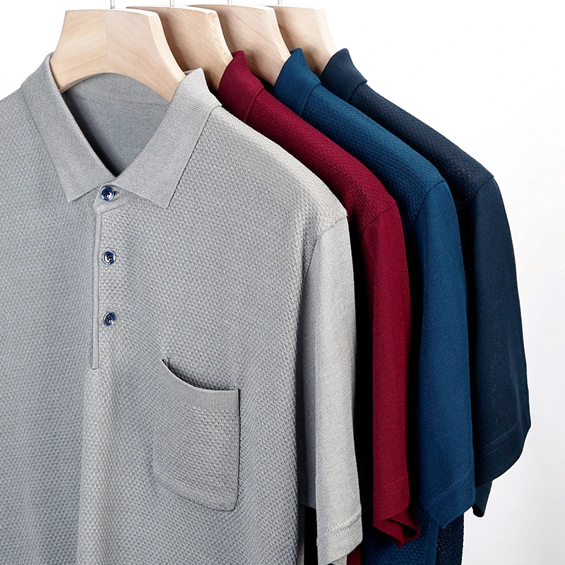 Mens Casual Lapel Polo Shirts Quick Dry Thin Slim Fit Business Polos Summer Fashion Breathable Tops Homme Streetwear
Mens Casual Lapel Polo Shirts Quick Dry Thin Slim Fit Business Polos Summer Fashion Breathable Tops Homme Streetwear