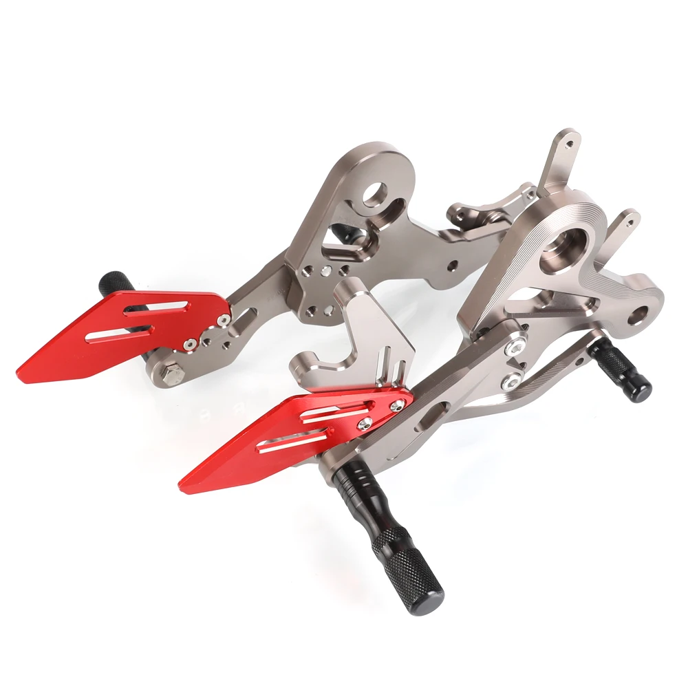 

For CFMOTO 450SR 2022 2023 450SS Motorcycle CNC Aluminium Rear sets footrest Heighten Pedal Adjustable Foot Peg Rear Set