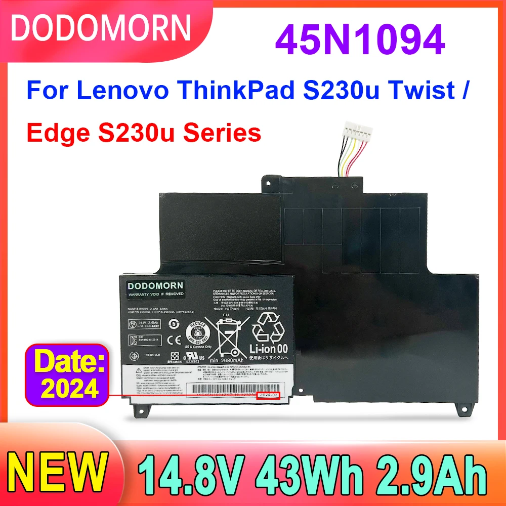 Новый аккумулятор 45N1094 45N1095 для ноутбука Lenovo ThinkPad S230u Twist ,Edge S230u Series 45N1092 14,8 в 43Wh 2900 мАч высокое качество
Новый аккумулятор 45N1094 45N1095 для ноутбука Lenovo ThinkPad S230u Twist ,Edge S230u Series 45N1092 14,8 в 43Wh 2900 мАч высокое качество