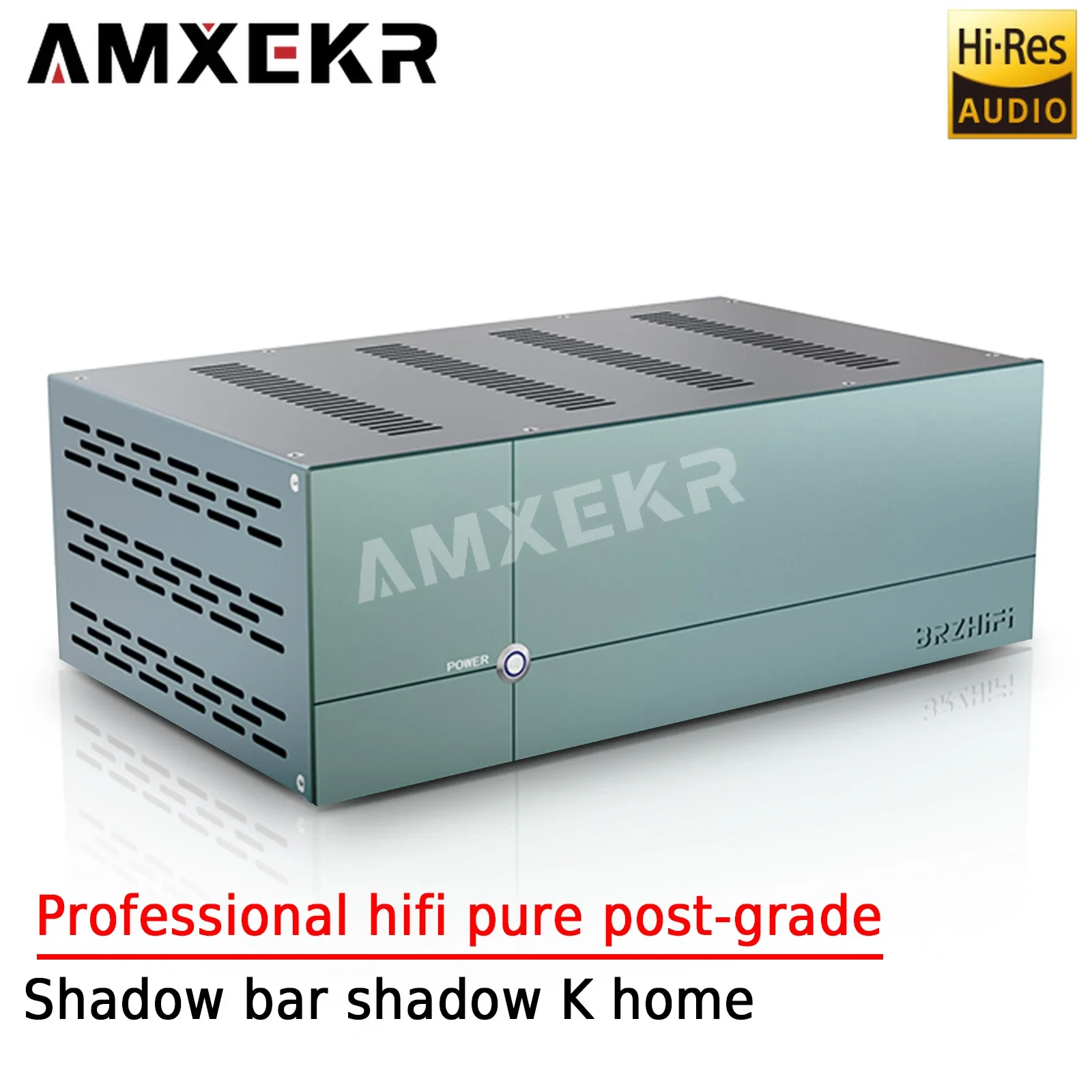 

AMXEKR A800 Home Theater 5.1 Channel Professional Hifi Amplifier High Power Pure Post-grade Video Bar Shadow K Home