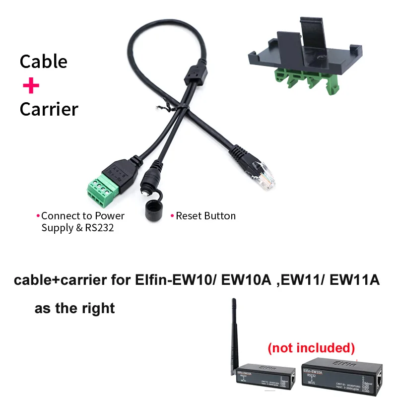 Переходник для конверсии кабеля для Elfin-EW10A EW11A Elfin-EE10A EE11A RJ45 RS232 RS485 интерфейс
Переходник для конверсии кабеля для Elfin-EW10A EW11A Elfin-EE10A EE11A RJ45 RS232 RS485 интерфейс
