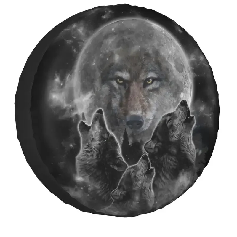 Grey Wolf Howling Spare Wheel Cover for Mitsubishi Pajero 4WD Trailer Custom Moon Wolves Tire Protector 14" 15" 16" 17" Inch
Grey Wolf Howling Spare Wheel Cover for Mitsubishi Pajero 4WD Trailer Custom Moon Wolves Tire Protector 14" 15" 16" 17" Inch