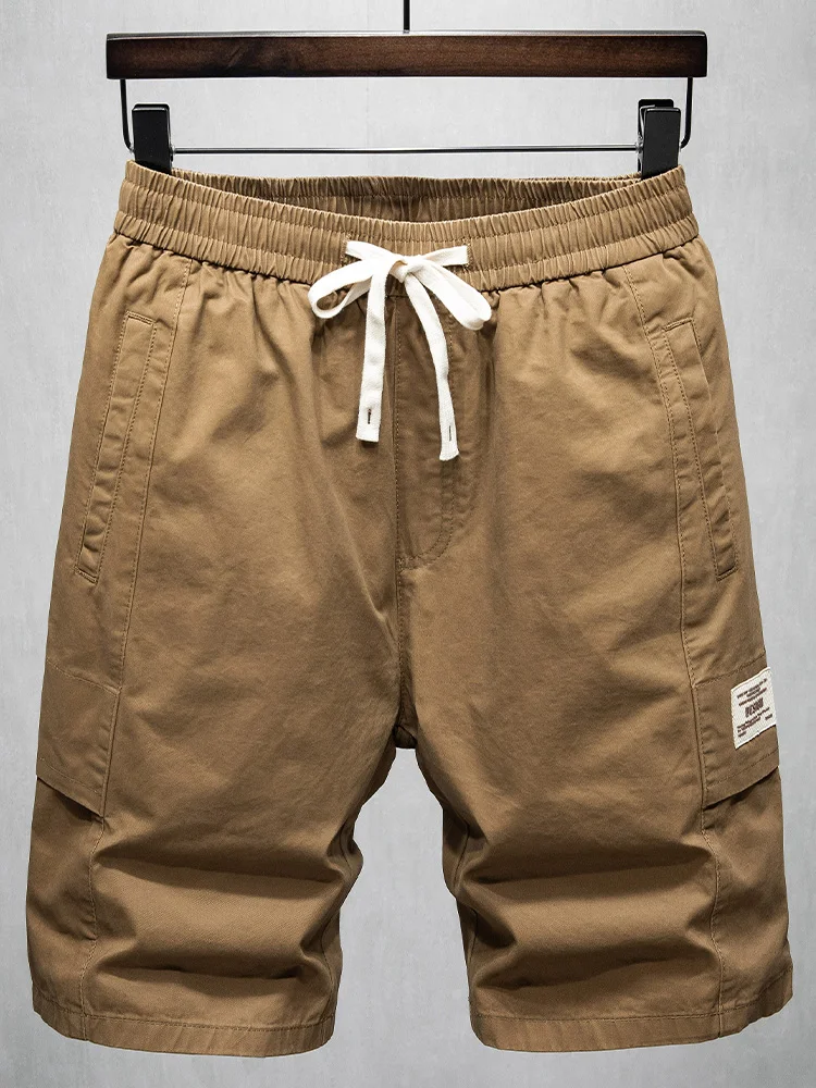 Summer Cotton Drawstring Shorts Men Casual Khaki Straight Short Pants Mens Outdoor Running Knee Length Shorts
Summer Cotton Drawstring Shorts Men Casual Khaki Straight Short Pants Mens Outdoor Running Knee Length Shorts