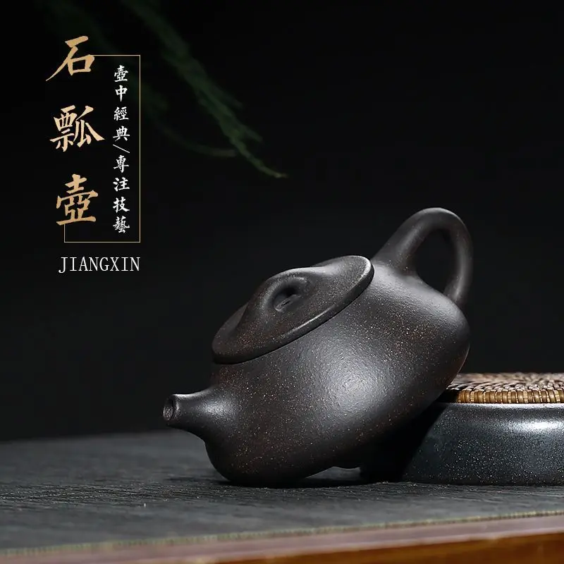 

Аутентичный чайник Yixing из фиолетовой глины, знаменитый чайный сервиз ручной работы Xishi Dahongpao, китайский чайный сервиз Zisha Kuangfu, подарки 180 мл