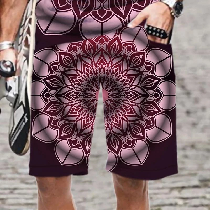 Men's Shorts Elastic Waist Colorful Datura Pattern Swimsuit Quick Dry MenWomen Cool Harajuku Summer Casual Loose 3D Printed Man 
Men's Shorts Elastic Waist Colorful Datura Pattern Swimsuit Quick Dry MenWomen Cool Harajuku Summer Casual Loose 3D Printed Man