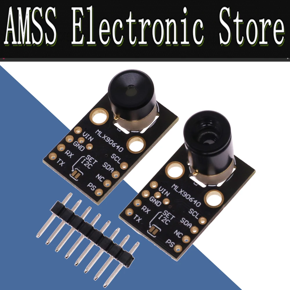 AMSS MLX90640 Camera Module Thermal Image Temperature Sensor 32x24 IR Infrared Array Thermometric Dot Matrix 32*24 GY-MCU90640
AMSS MLX90640 Camera Module Thermal Image Temperature Sensor 32x24 IR Infrared Array Thermometric Dot Matrix 32*24 GY-MCU90640