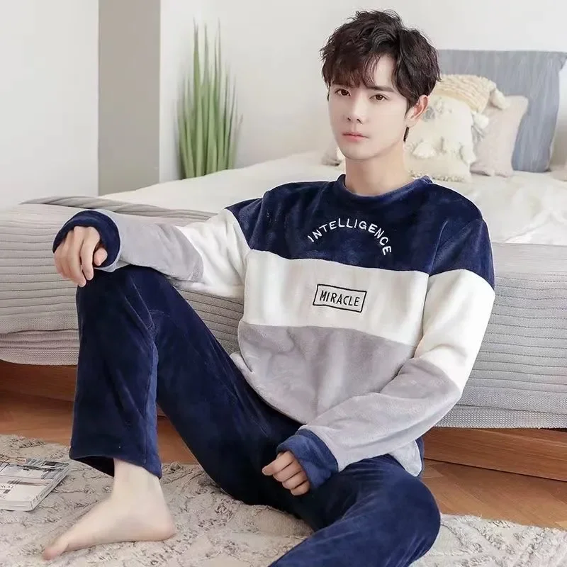 Flannel 2022 Sleepwear Clothes Pyjamas Cute Pajama Long Sleeve Homewear Velvet Men Suit Thick Coral Cartoon Sets for Warm Winter
Flannel 2022 Sleepwear Clothes Pyjamas Cute Pajama Long Sleeve Homewear Velvet Men Suit Thick Coral Cartoon Sets for Warm Winter