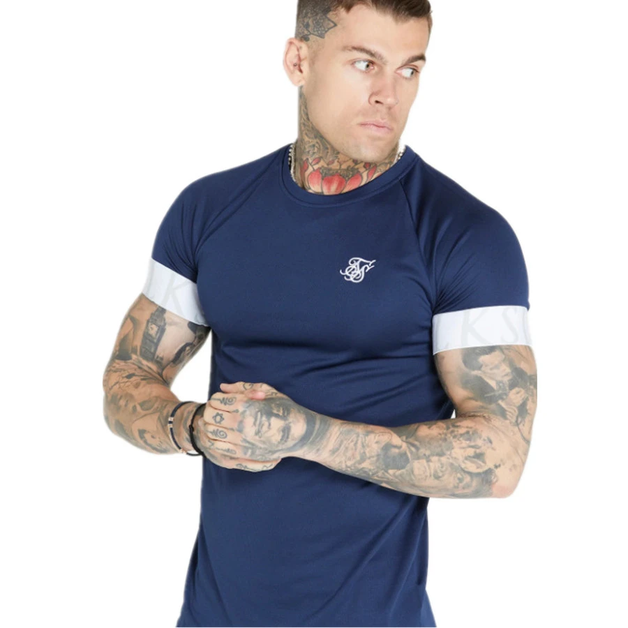 Men O Neck Short Sleeve T Shirt Fitness Slim Fit Sports Strips T-shirt Male Solid Fashion Tees Tops Summer Knitted Gym Clothing
Men O Neck Short Sleeve T Shirt Fitness Slim Fit Sports Strips T-shirt Male Solid Fashion Tees Tops Summer Knitted Gym Clothing