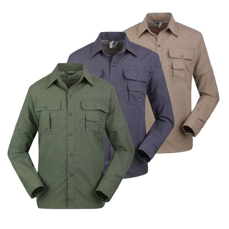 Men's Tactical Shirts Summer Lightweight Quick Drying Shirts Hiking Nylon Shirts Long Sleeve Outdoor Work Cargo Shirts
Men's Tactical Shirts Summer Lightweight Quick Drying Shirts Hiking Nylon Shirts Long Sleeve Outdoor Work Cargo Shirts