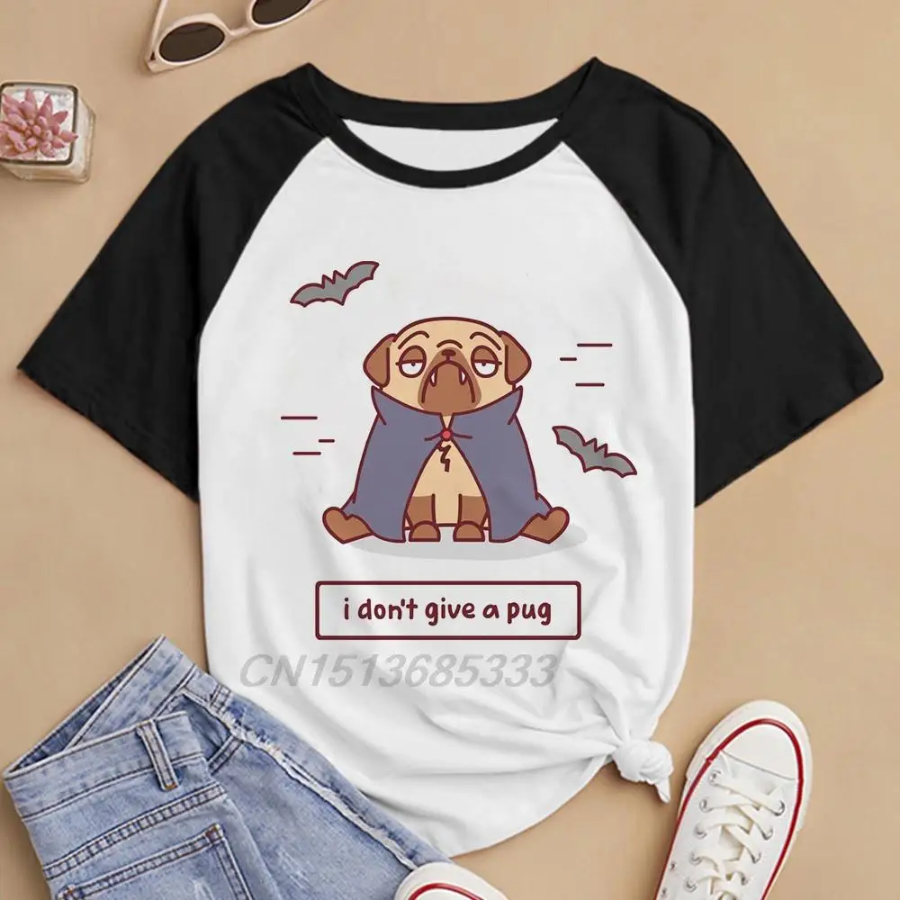 

I Don't Give A Pug Men Vintage Cotton T-shirts Pugs Not Drugs Funny Top Shirts Best Dog Ever New Style Spliced Short Sleeve Tees