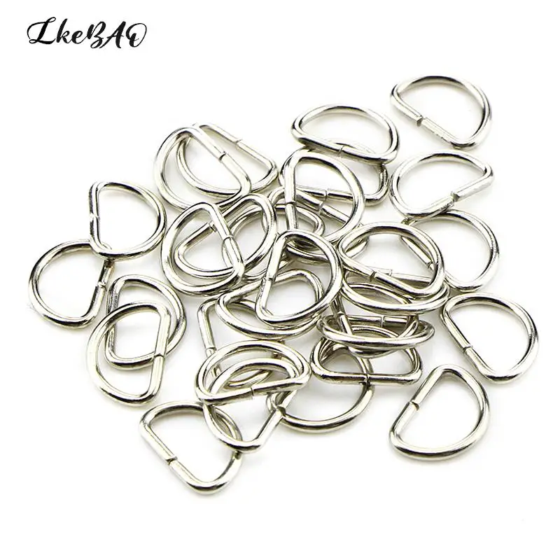 10/50Pcs Matal D Ring DIY Bag Parts Accessories D Jump Ring Snap Hook Trigger Lobster Clasps Clips
10/50Pcs Matal D Ring DIY Bag Parts Accessories D Jump Ring Snap Hook Trigger Lobster Clasps Clips