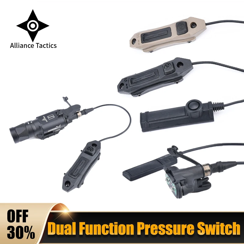 WADSN Dual Function Pressure Switch airsoft For Tactical X300 X300U Flashlight Metal Pistol Lights Hunting Weapon Scout Light
WADSN Dual Function Pressure Switch airsoft For Tactical X300 X300U Flashlight Metal Pistol Lights Hunting Weapon Scout Light