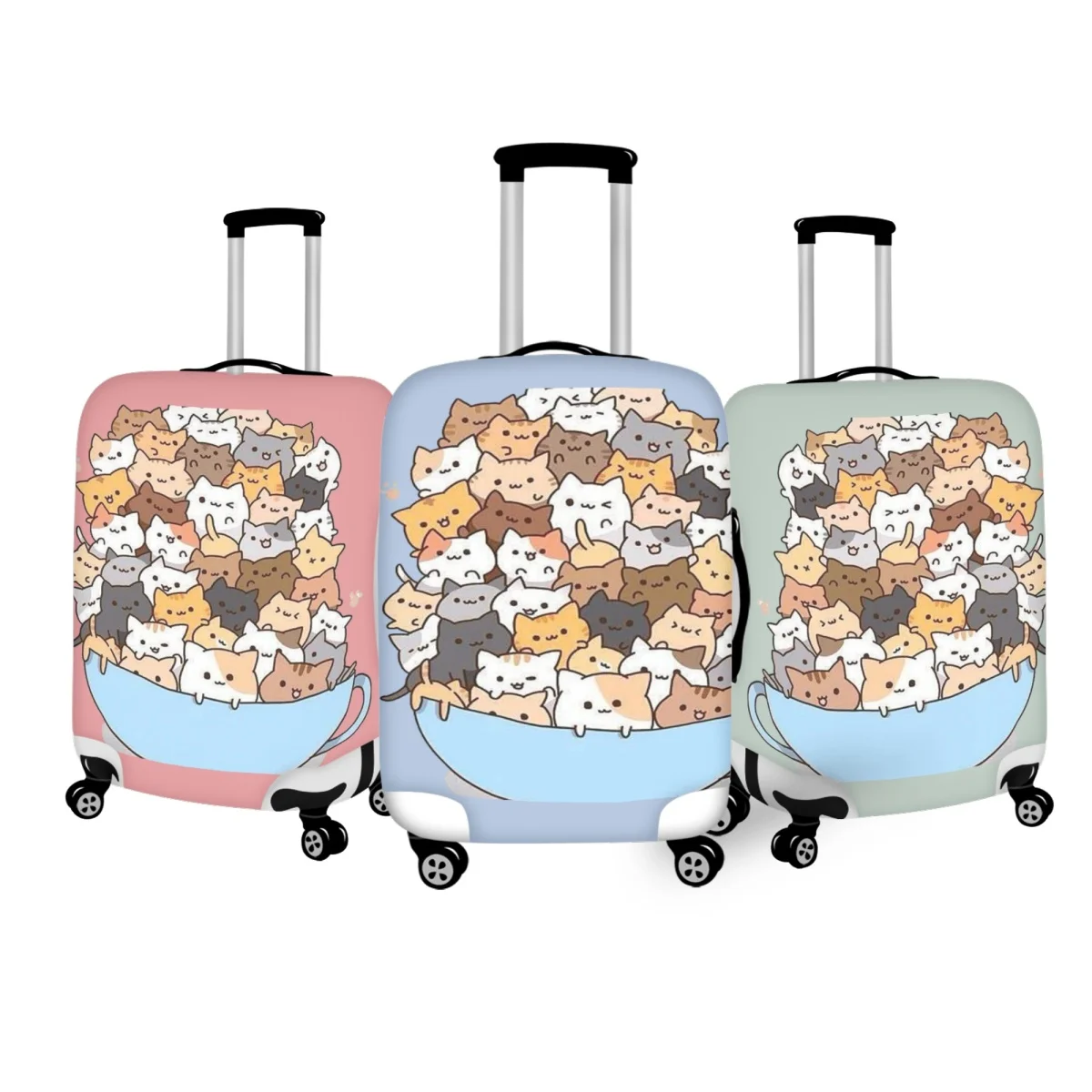 Twoheartsgirl Cartoon Cat Style Luggage Cover Protective for Travel Foldable Suitcase Protector Covers Zipper Trolley Accessorie
Twoheartsgirl Cartoon Cat Style Luggage Cover Protective for Travel Foldable Suitcase Protector Covers Zipper Trolley Accessorie