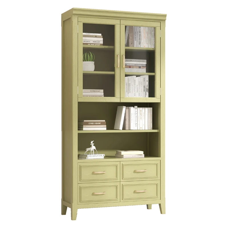 Pastoral Mustard Green High Cabinet Office Simplicity Storage Cabinet Dustproof Display Cabinet against the Wall
Pastoral Mustard Green High Cabinet Office Simplicity Storage Cabinet Dustproof Display Cabinet against the Wall