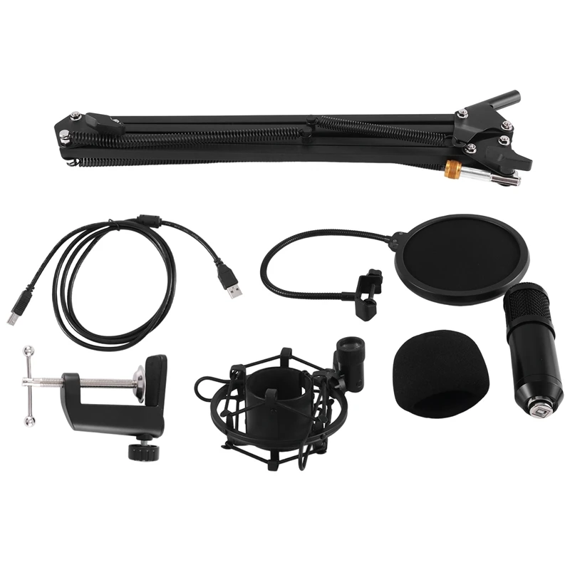 Condenser Microphone Bracket Suspension Microphone Kit Bm800 For Mobile Phone Computer Live Recording
Condenser Microphone Bracket Suspension Microphone Kit Bm800 For Mobile Phone Computer Live Recording