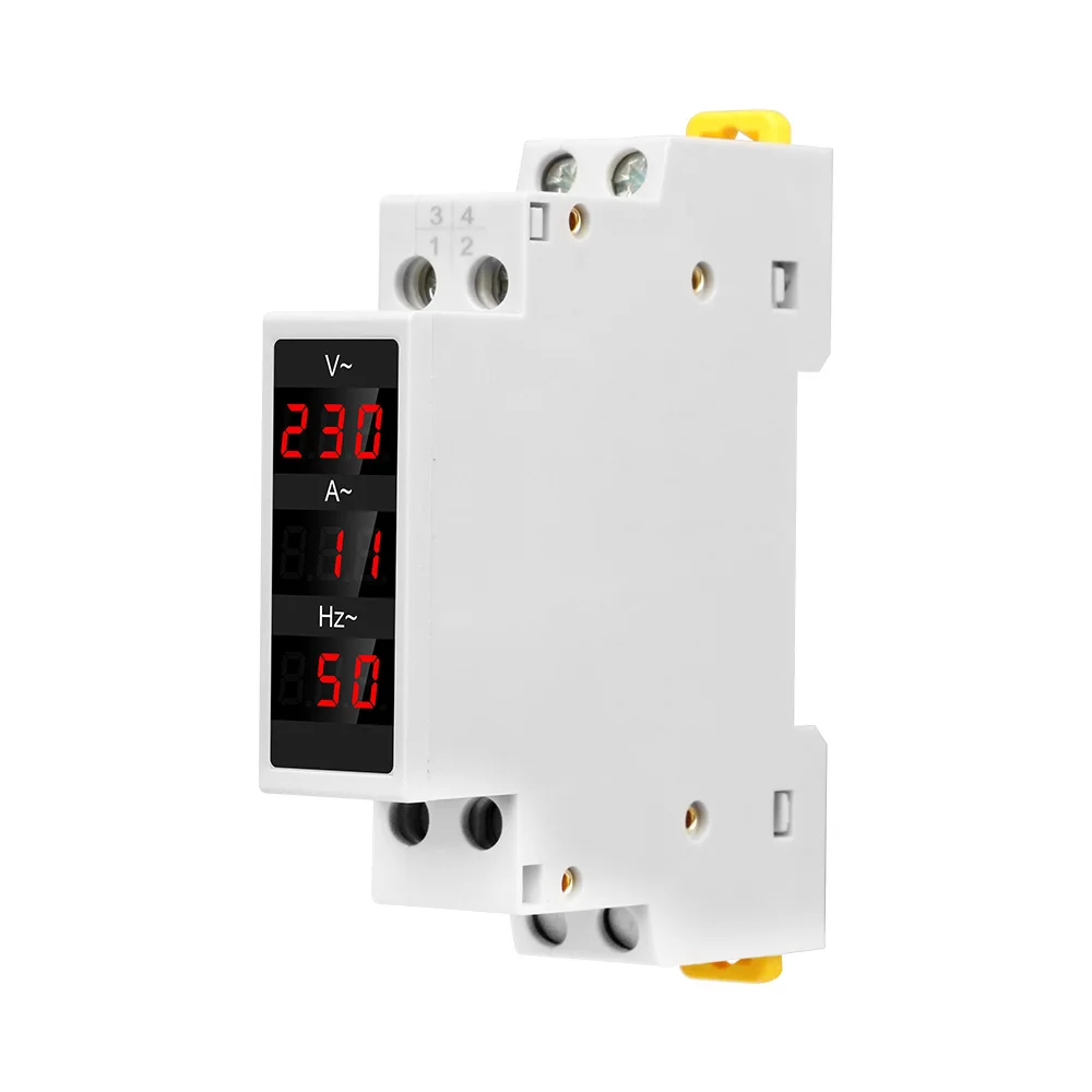 220V 3-in-1 Single-Phase Voltage Current Frequency Meter 1-100A AC 80-500V 0~99Hz LED Digital Display Volt Amp Herz Detector
220V 3-in-1 Single-Phase Voltage Current Frequency Meter 1-100A AC 80-500V 0~99Hz LED Digital Display Volt Amp Herz Detector