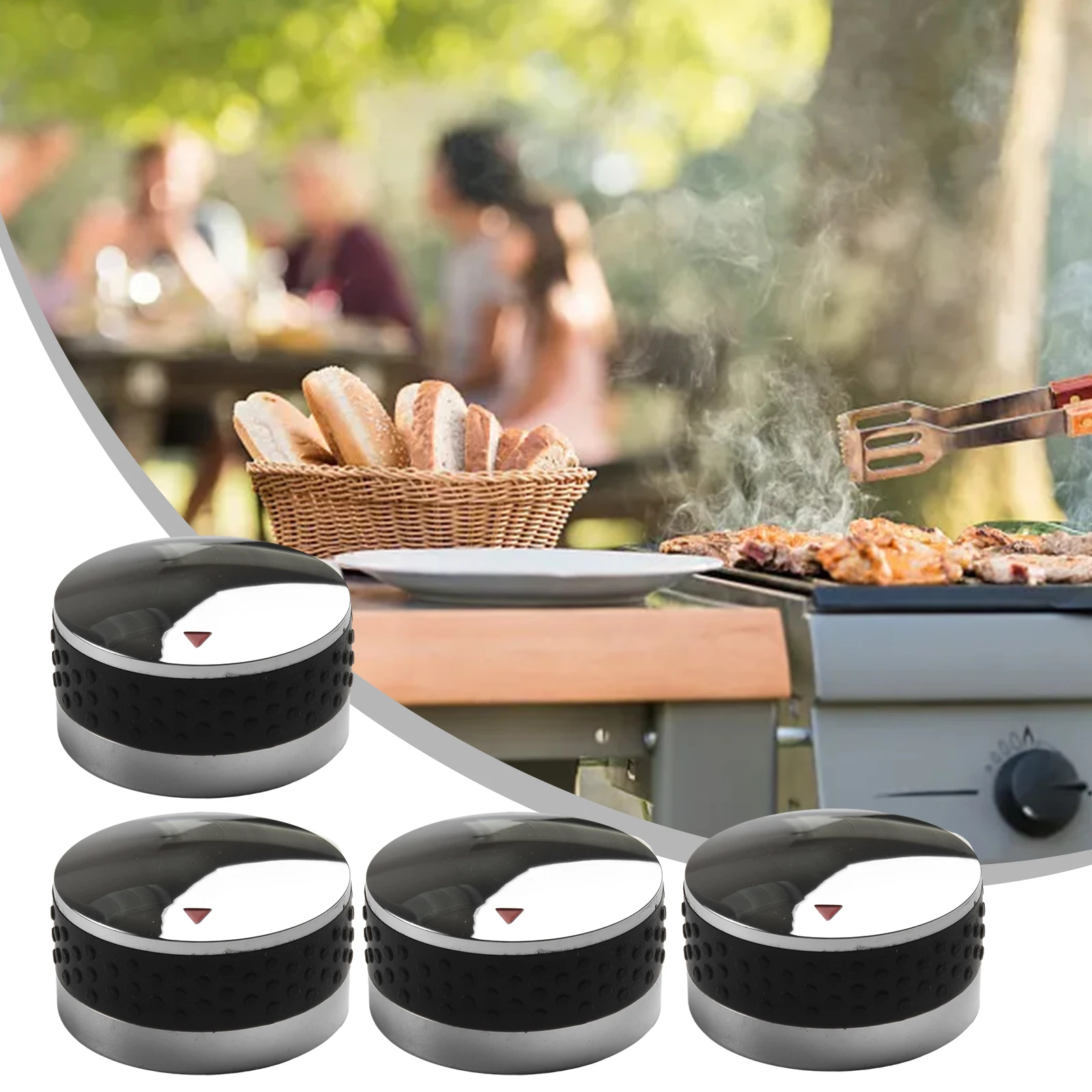 4pcs Grill Control Knob Suitable For Multi-function Grill For Oven Stove Round Outdoor BBQ Parties Replacement 2Sizes Optional
4pcs Grill Control Knob Suitable For Multi-function Grill For Oven Stove Round Outdoor BBQ Parties Replacement 2Sizes Optional